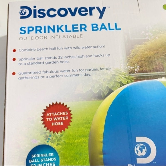Discovery Outdoor Inflatable Sprinkler Ball NIB - Picture 2 of 5